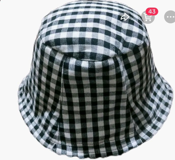 หมวกกันแดดผ้าฝ้าย