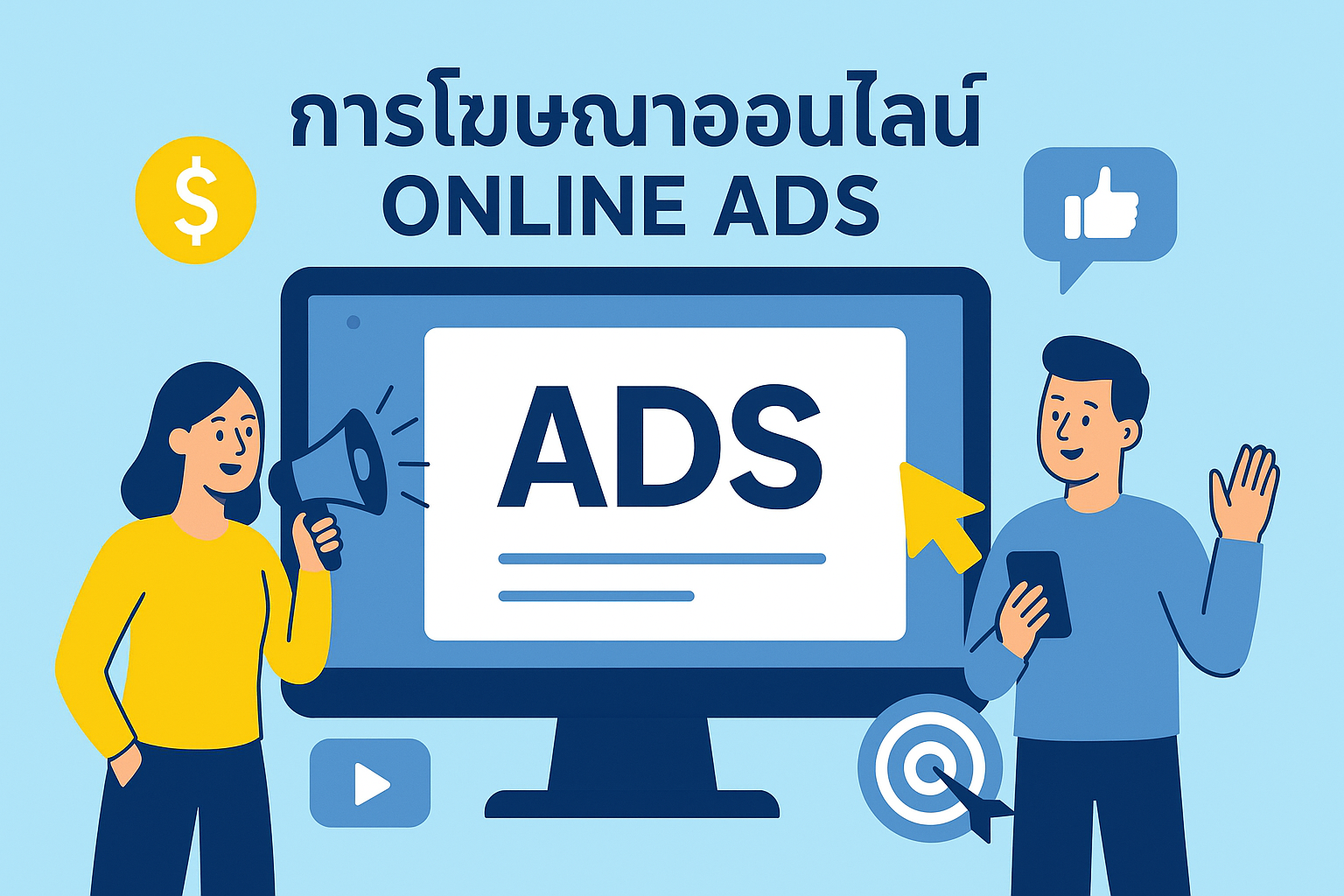 การโฆษณาออนไลน์ (Online Ads)